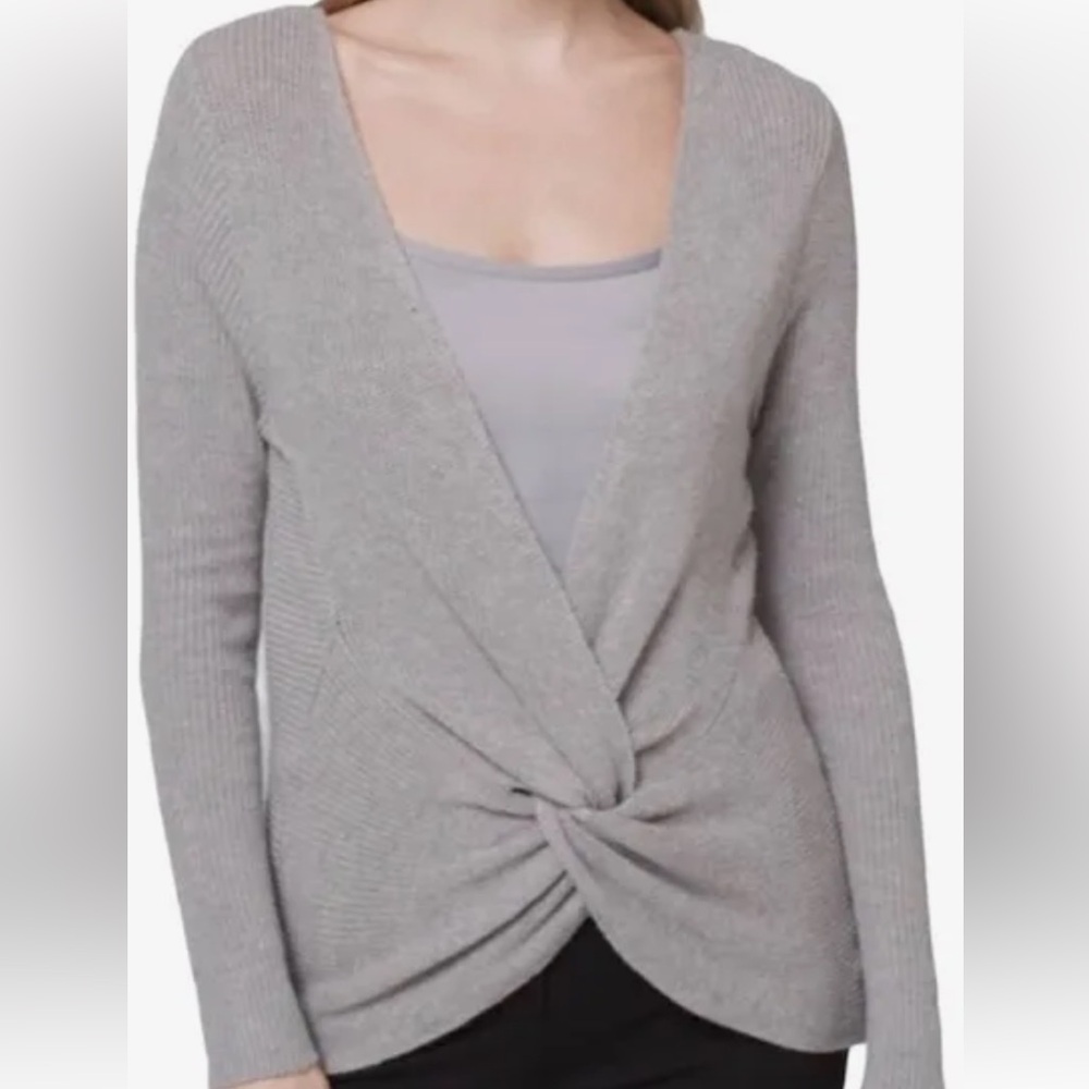 White House Black Market twist back sweater